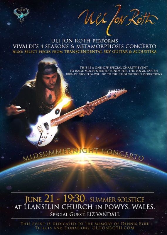 Llansilin Concert Uli Jon Roth Advert